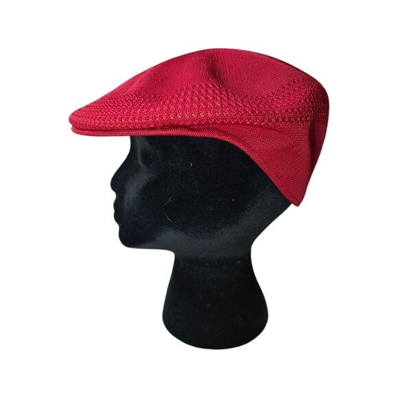 Kangol Flat Cap Men’s Size Large Vintage Red Peaky Blinder Hat Newsboy Cabbie - Picture 1 of 13